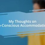 My Thoughts on Eco-Conscious Accommodations