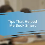 Tips That Helped Me Book Smart